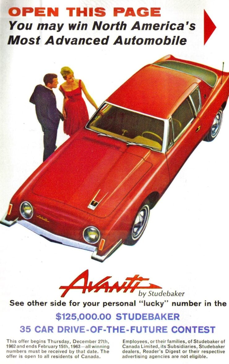 Studebaker Avanti Vintage Ad 1
