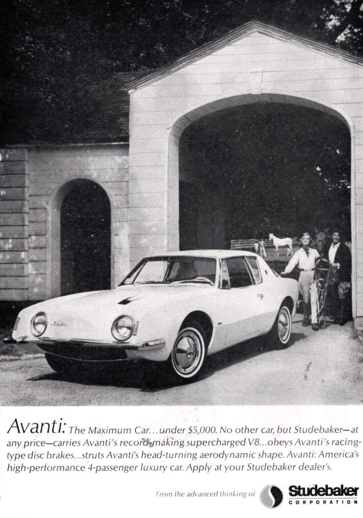 Studebaker Avanti Vintage Ad
