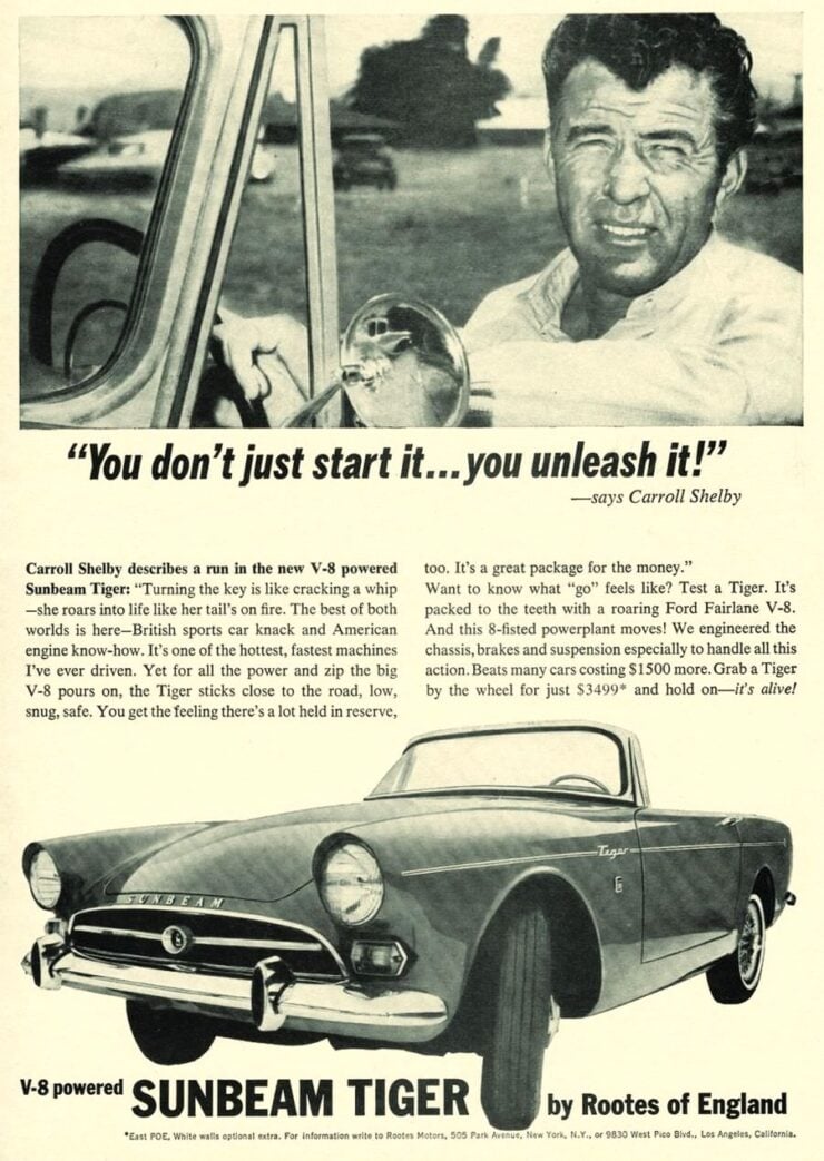 Sunbeam Tiger Vintage Ad 1