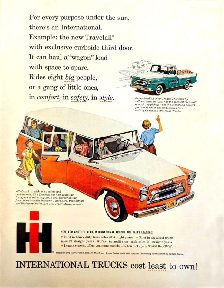 1960 International Travelall Vintage Ad