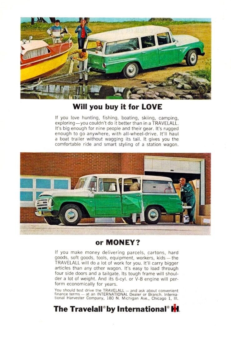 1964 International Travelall Vintage Ad