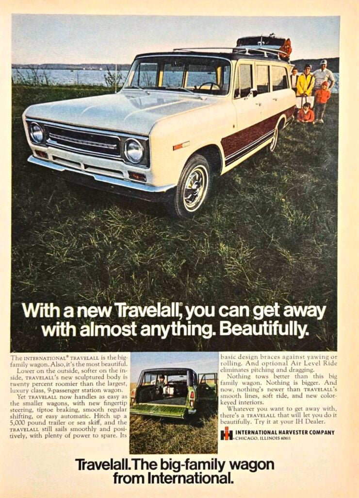 1975 International Travelall Vintage Ad