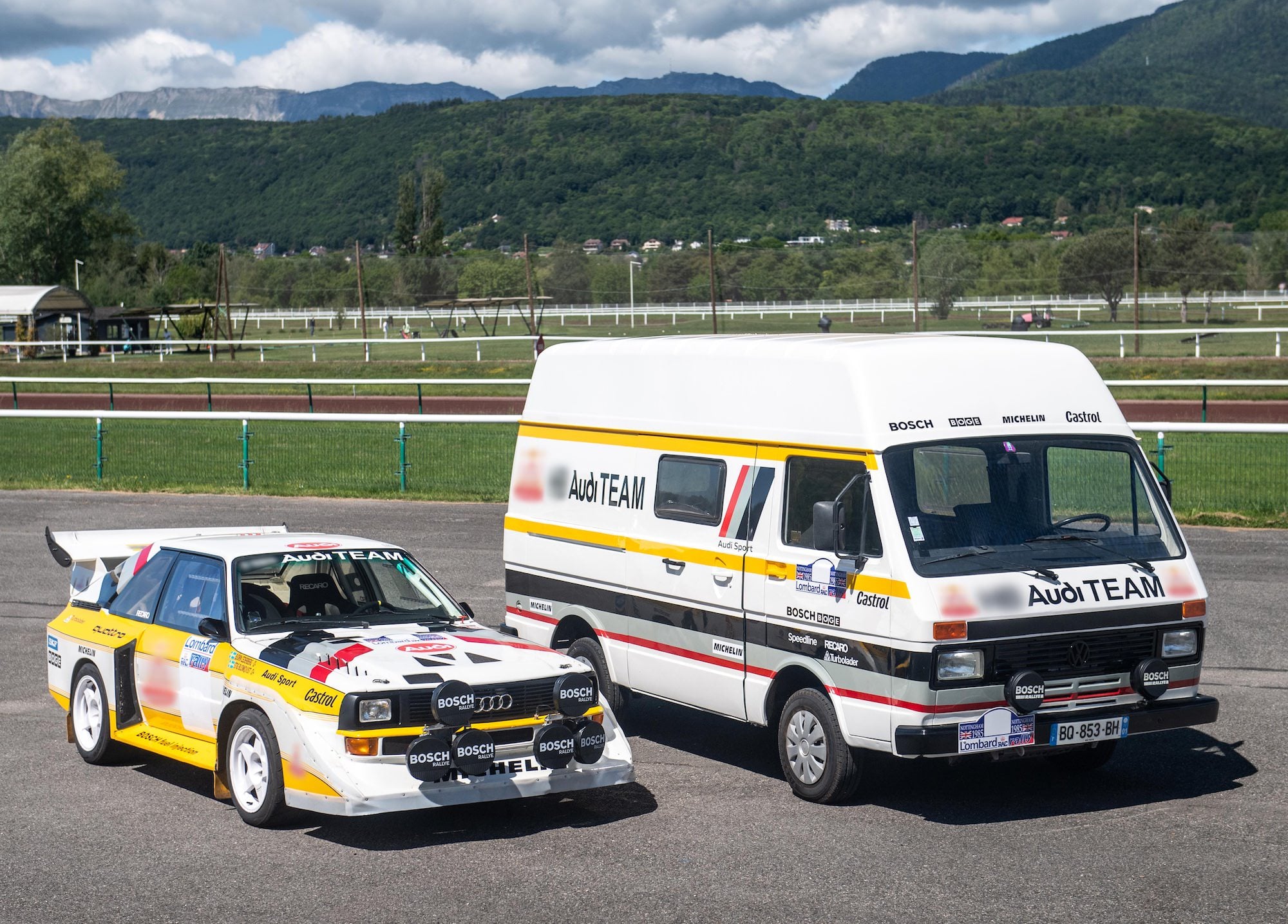 Package Deal! A 600 BHP 1986 Audi Quattro Sport S1-E2 + 1988 Volkswagen Van