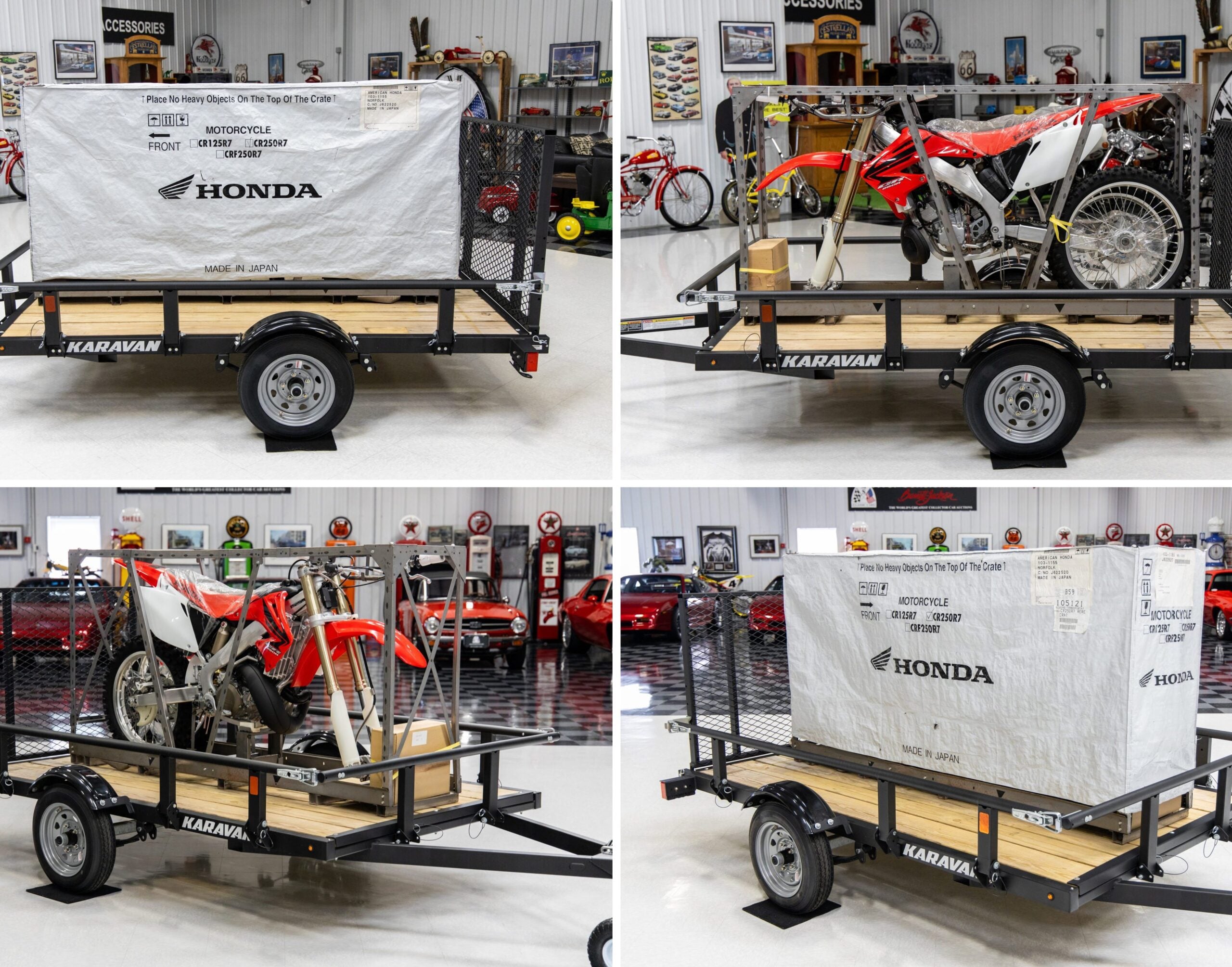 Still In The Factory Crate! A Brand New 20 Year Old Honda CR250R