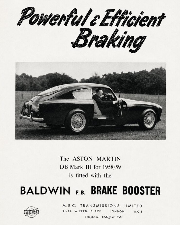 Aston Martin DB Mark III Vintage Ad 1