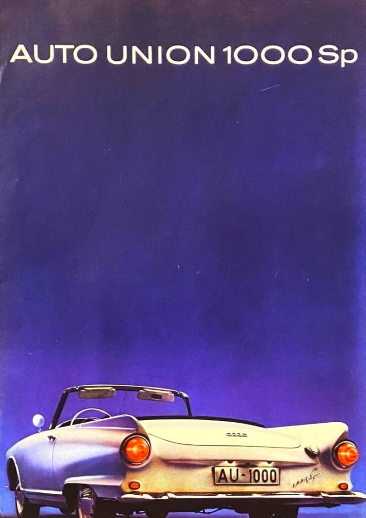 Auto Union 1000 Sp Vintage Ad