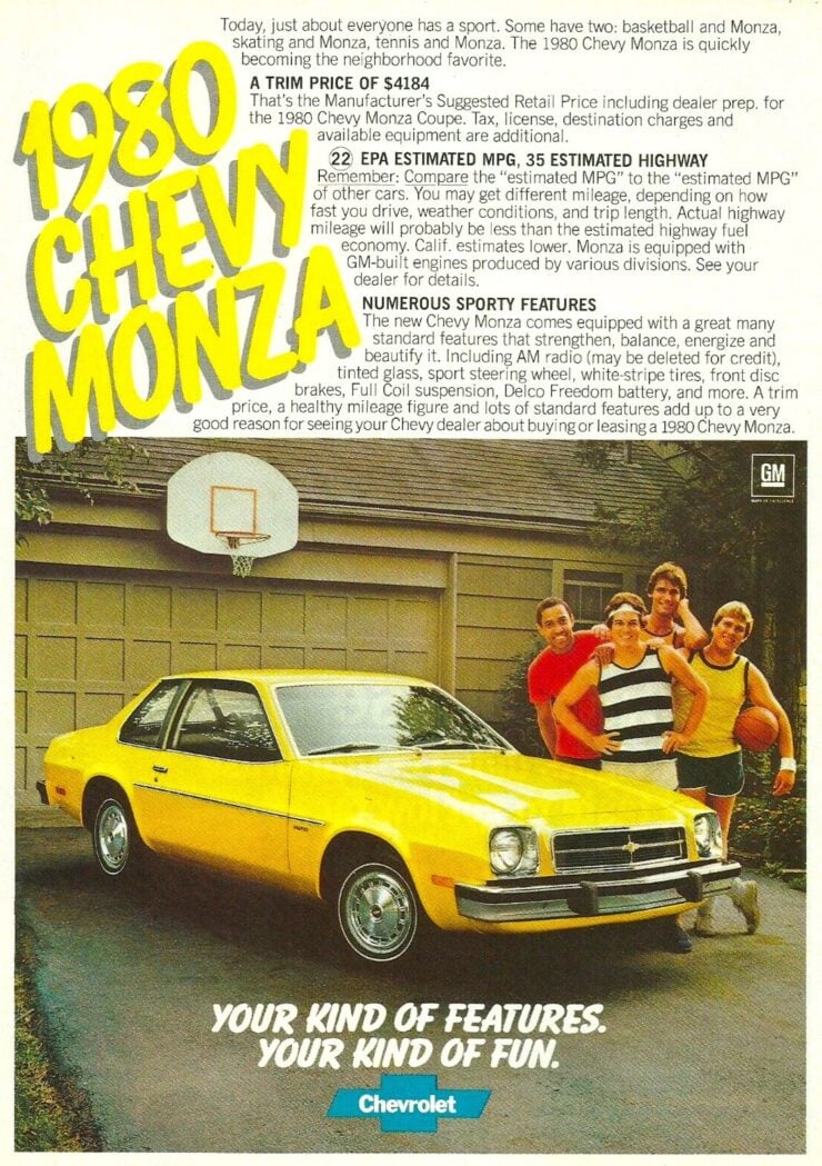 Chevrolet Monza Vintage Ad