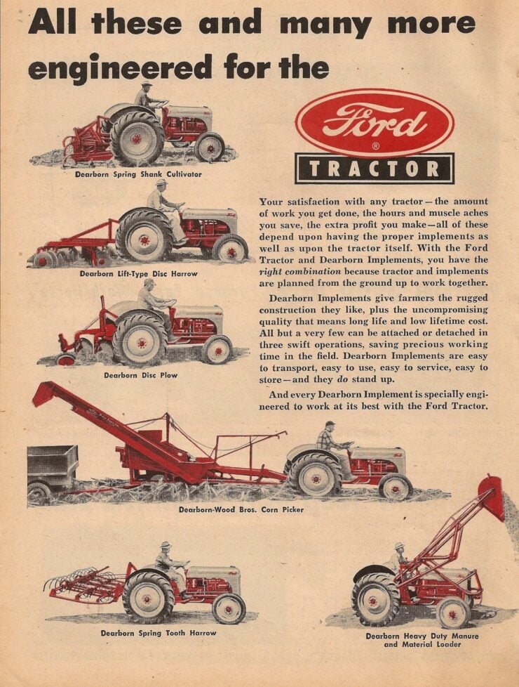 Ford Tractor Vintage Ad 1
