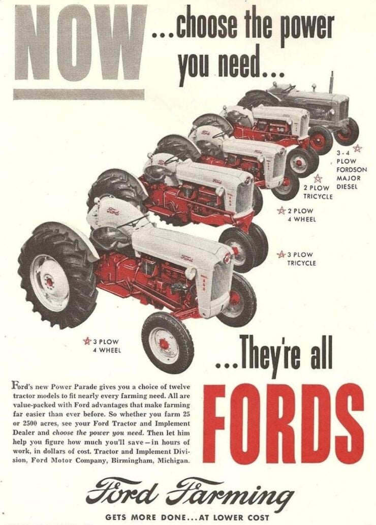 Ford Tractor Vintage Ad