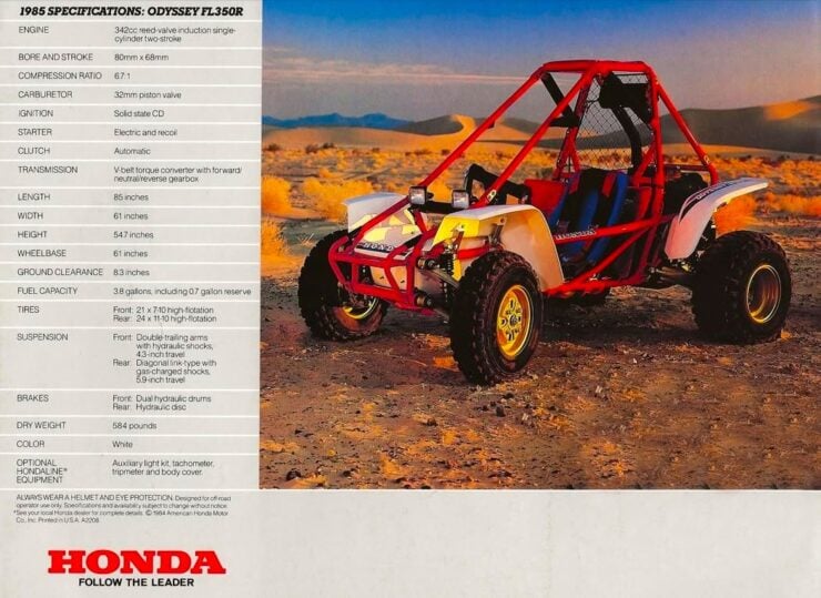Honda Odyssey FL350R Buggy