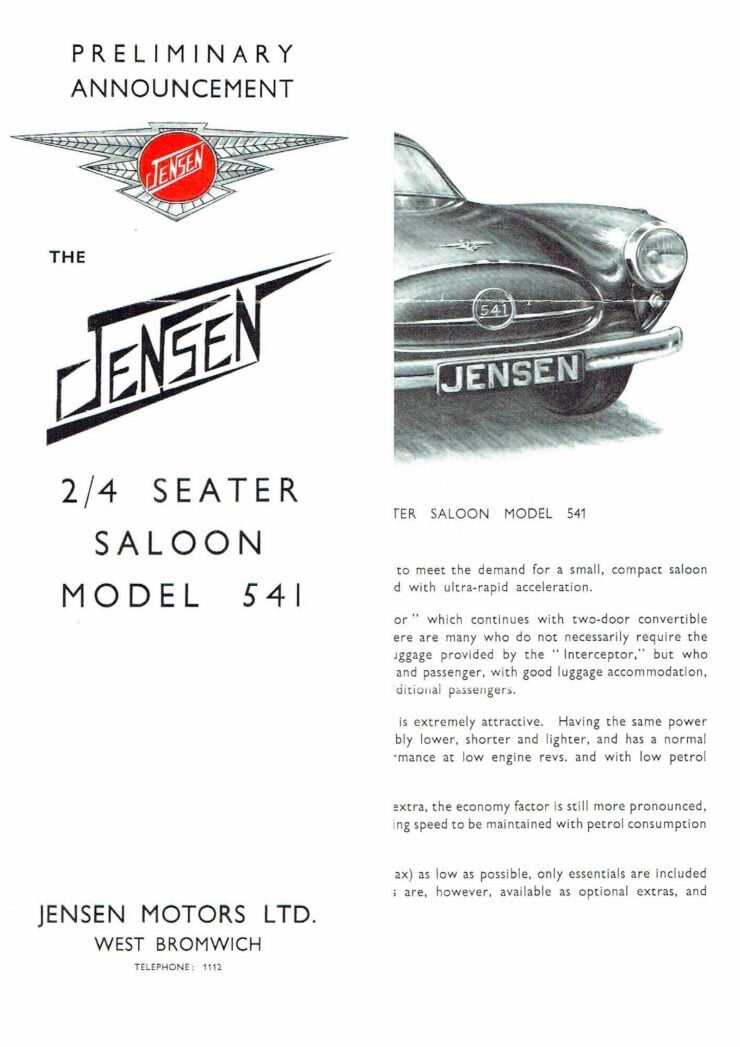 Jensen 541 Ad