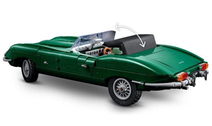 Lego Icons Jaguar E-Type 7