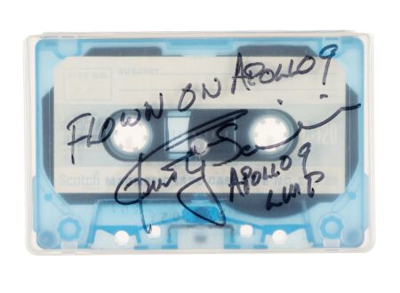 Rusty Schweickart Apollo 9 Flown Musical Cassette Tape
