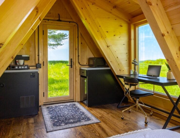 The Barn Yard A-Frame Cabin Kit 14