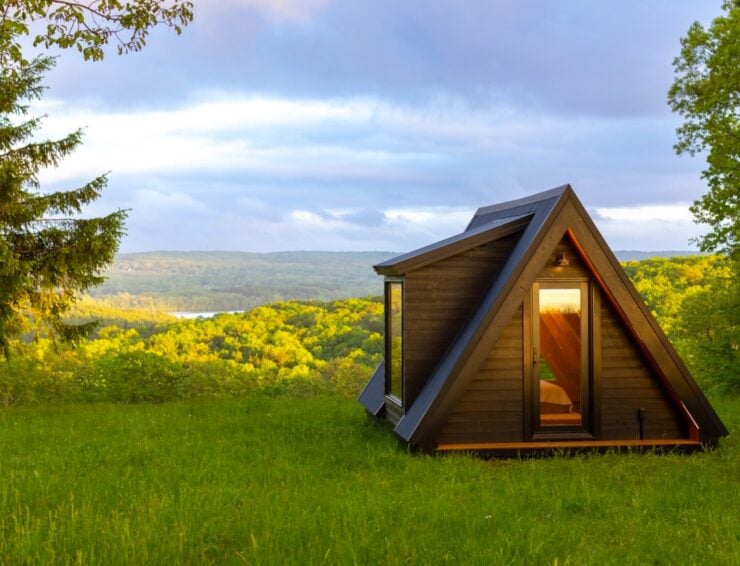 The Barn Yard A-Frame Cabin Kit 15