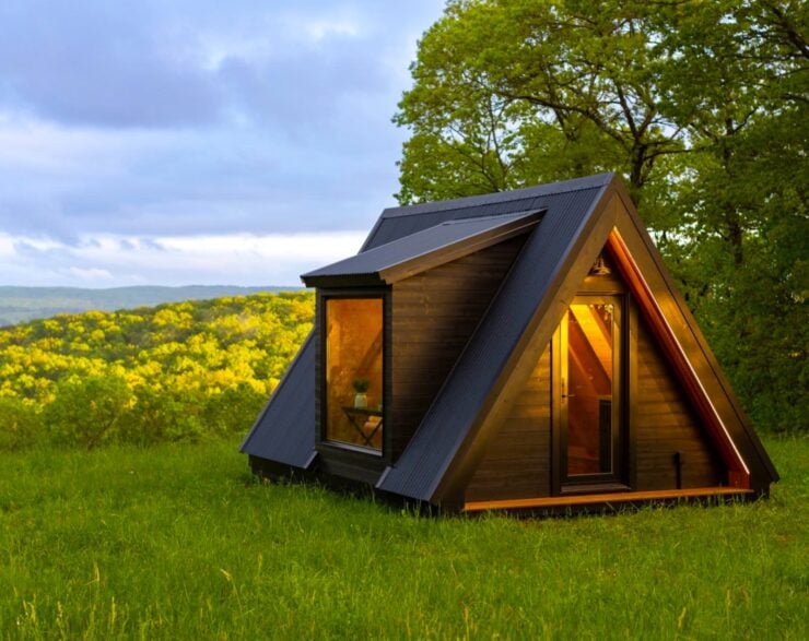 The Barn Yard A-Frame Cabin Kit 16