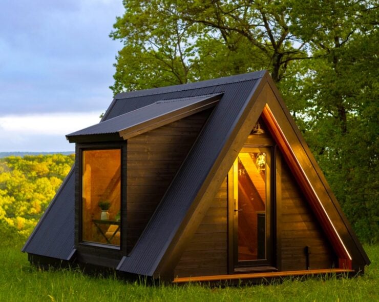 The Barn Yard A-Frame Cabin Kit 17