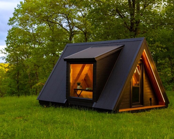 The Barn Yard A-Frame Cabin Kit 18