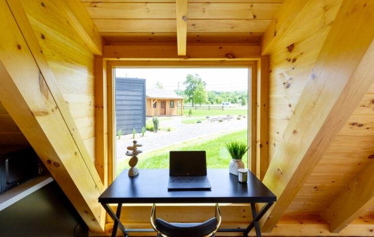 The Barn Yard A-Frame Cabin Kit 2