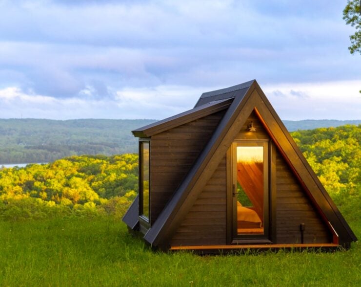 The Barn Yard A-Frame Cabin Kit 20