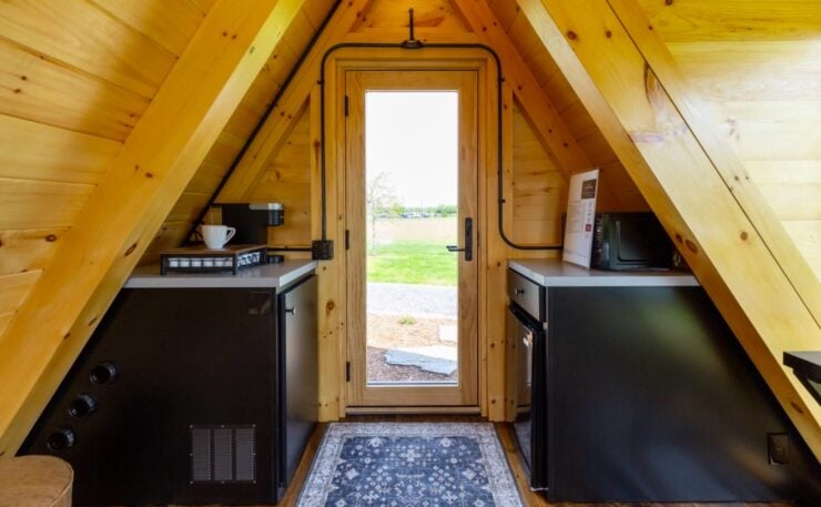 The Barn Yard A-Frame Cabin Kit 3