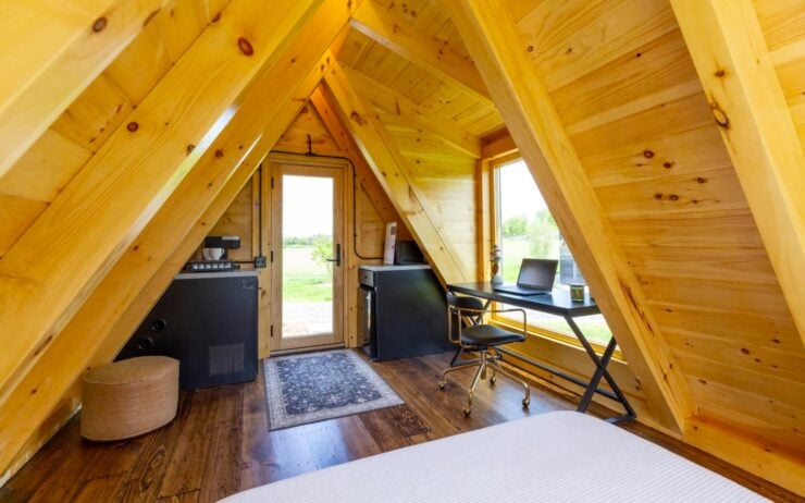 The Barn Yard A-Frame Cabin Kit 4