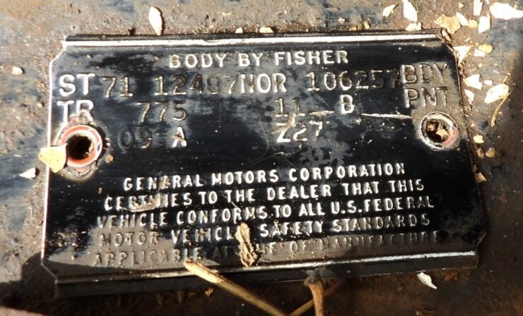 1971 Chevrolet Camaro Barn Find 6