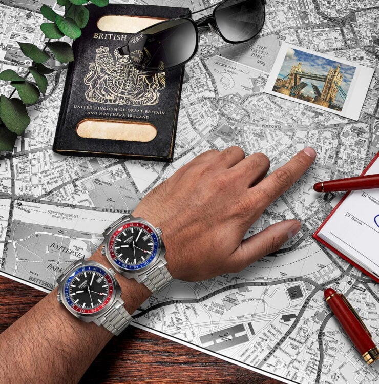 Bamford GMT Steel Watch 7