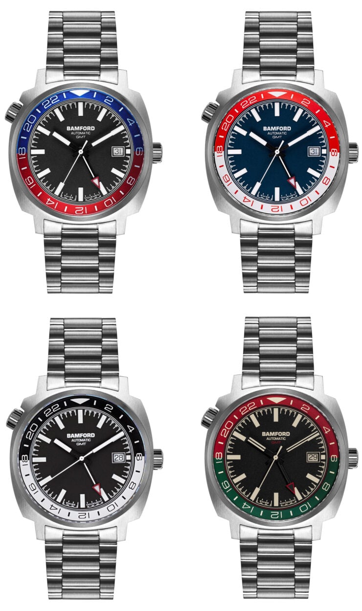 Bamford GMT Steel Watches