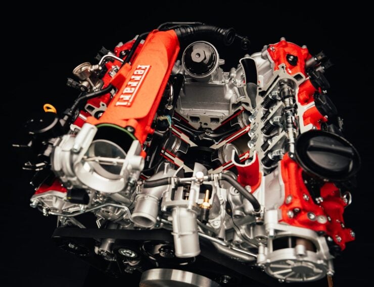 Ferrari F154 V8 Kinetic Engine Display 5
