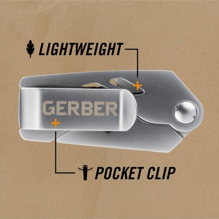 Gerber Gear EAB Lite Pocket Razor Knife And Money Clip 5