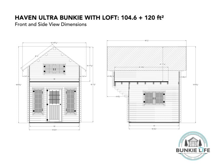 Haven Ultra Cabin Bunkie Life Floorplan