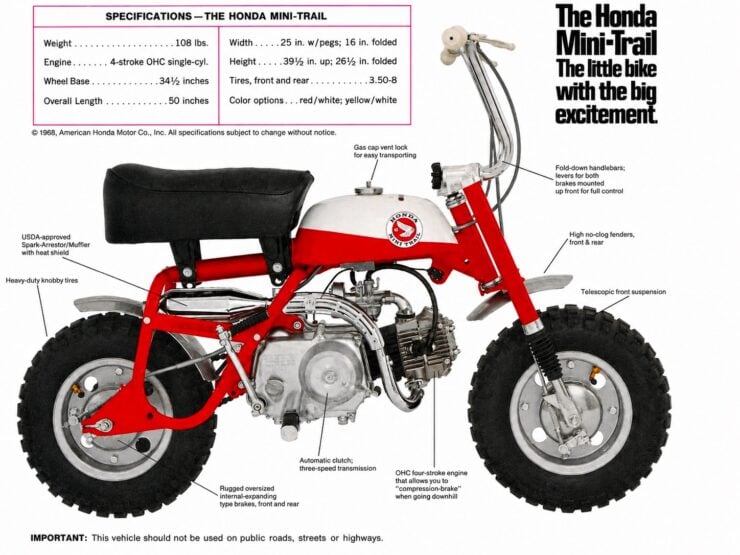 Honda Z50A Mini Trail Vintage Ad 2