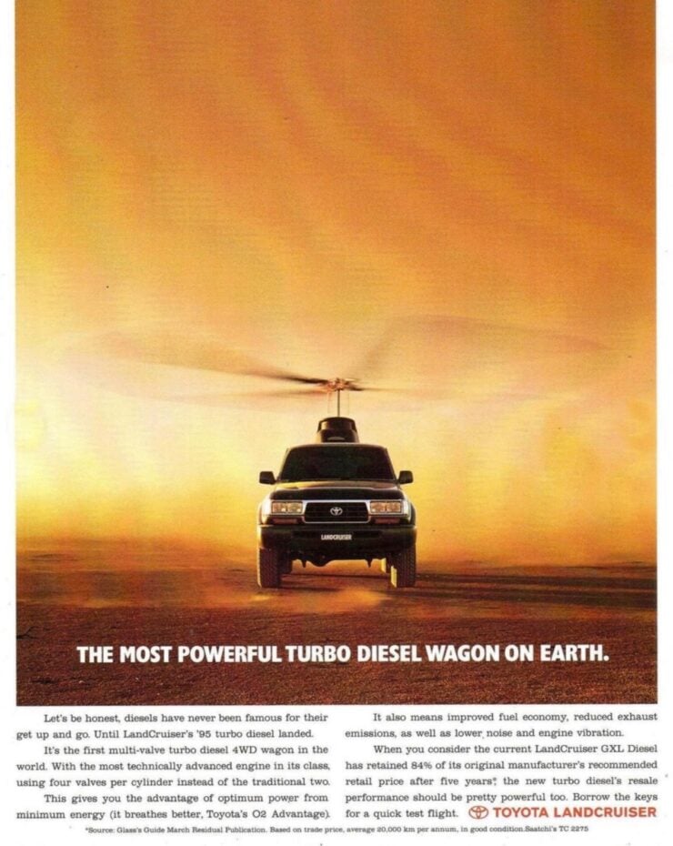 Land Cruiser 80 Series Vintage Ad 1