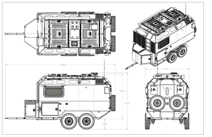 Mammoth Overland ELE Trailer Design