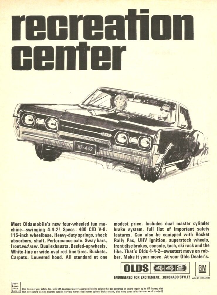 Oldsmobile 442 Vintage Ad 3