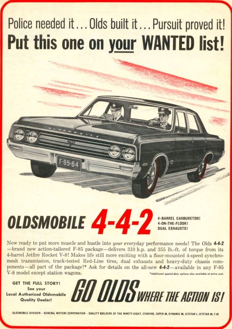 Oldsmobile 442 Vintage Ad