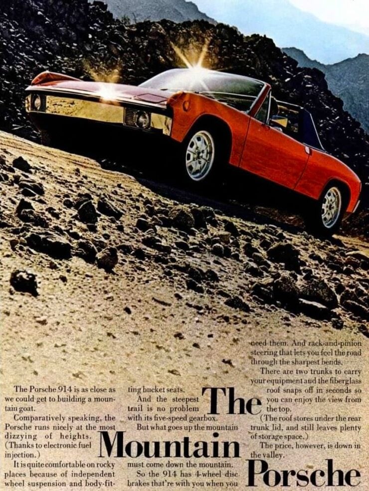 Porsche 914 Vintage Ad 2