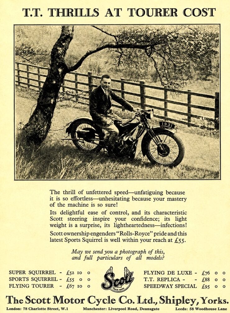 Scott Flying Squirrel Vintage Ad 2