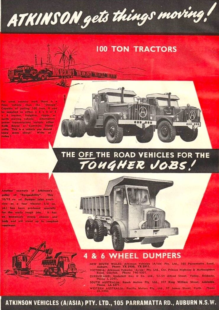 Atkinson Trucks Vintage Ad 2
