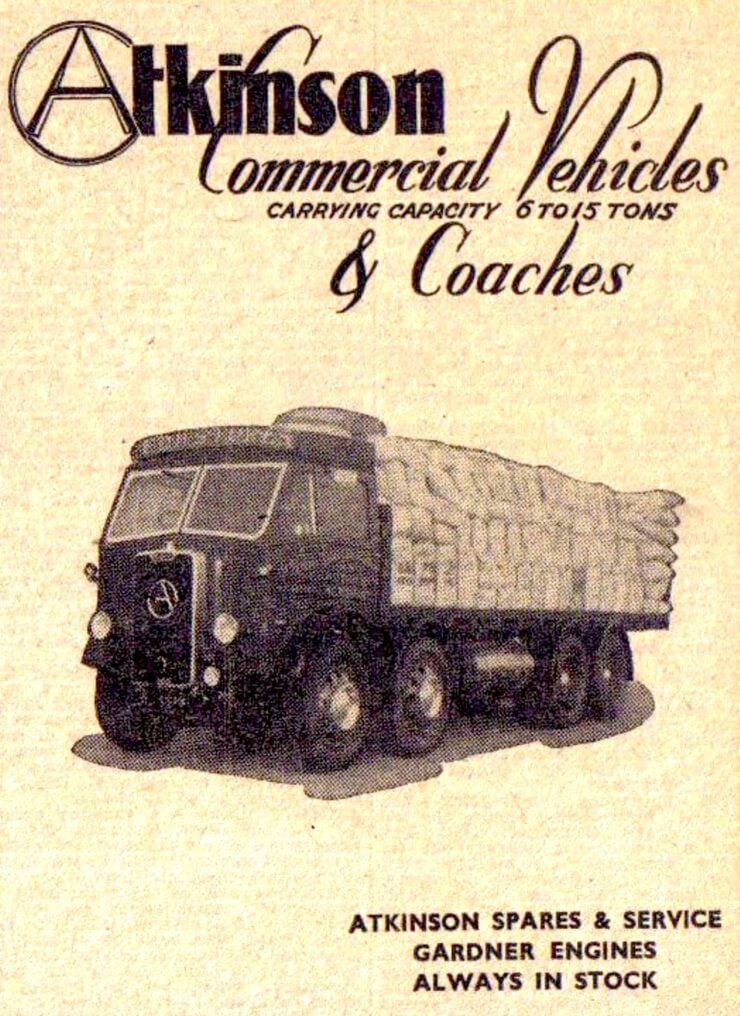 Atkinson Trucks Vintage Ad 3
