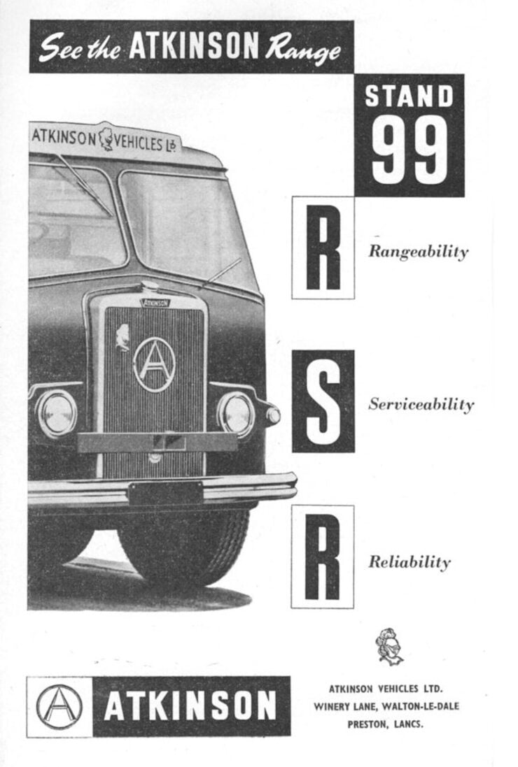 Atkinson Trucks Vintage Ad