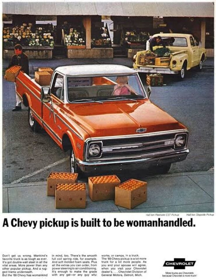 Chevrolet C10 Pickup Truck Vintage Ad 3
