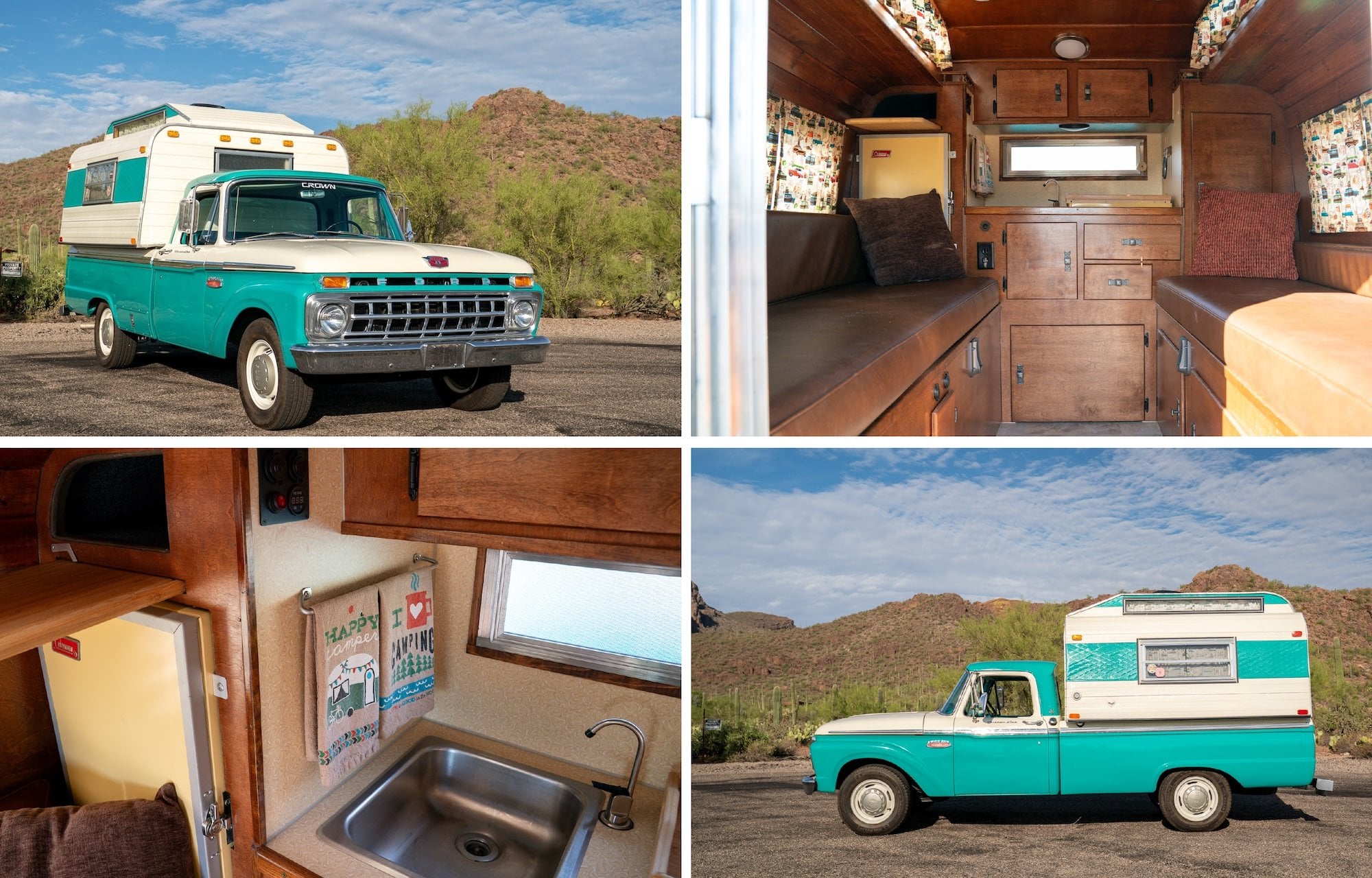 Vintage Home-On-Wheels: A 1965 Ford F-250 + Mitchell & Sons Camper