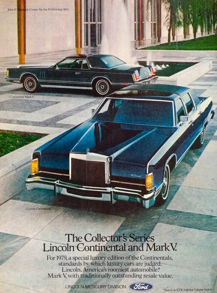 Lincoln Continental Mark V Vintage Ad 2