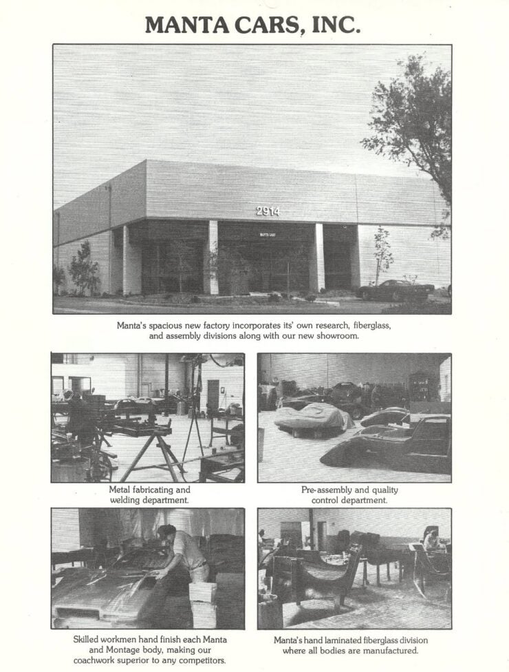 Manta Cars Brochure