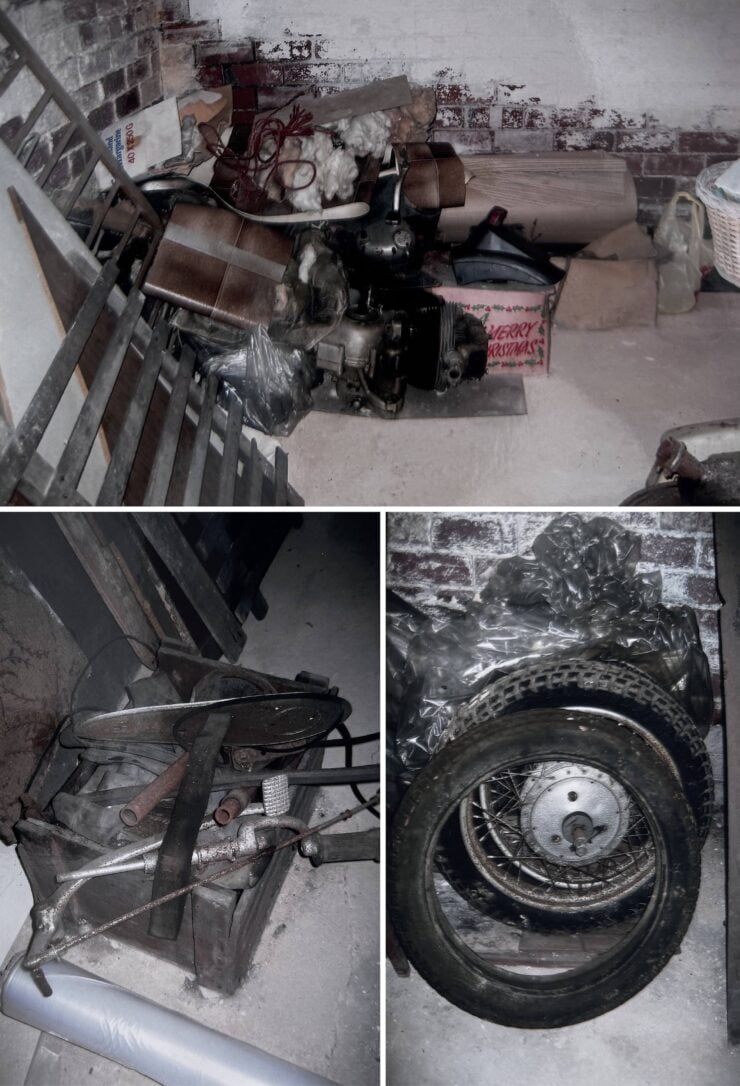 Norton Dominator 88 Parts Collage