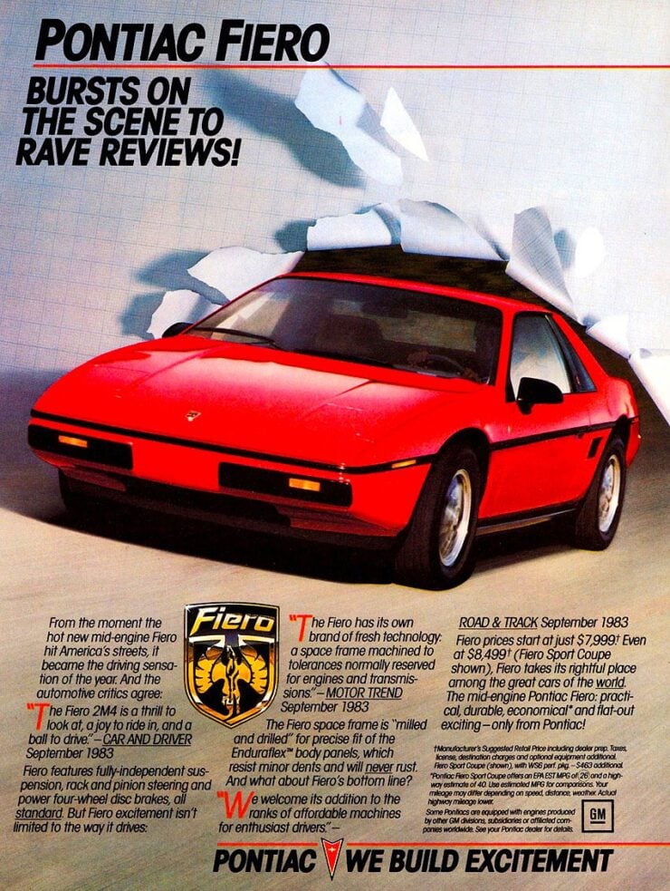 Pontiac Fiero Vintage Ad 3