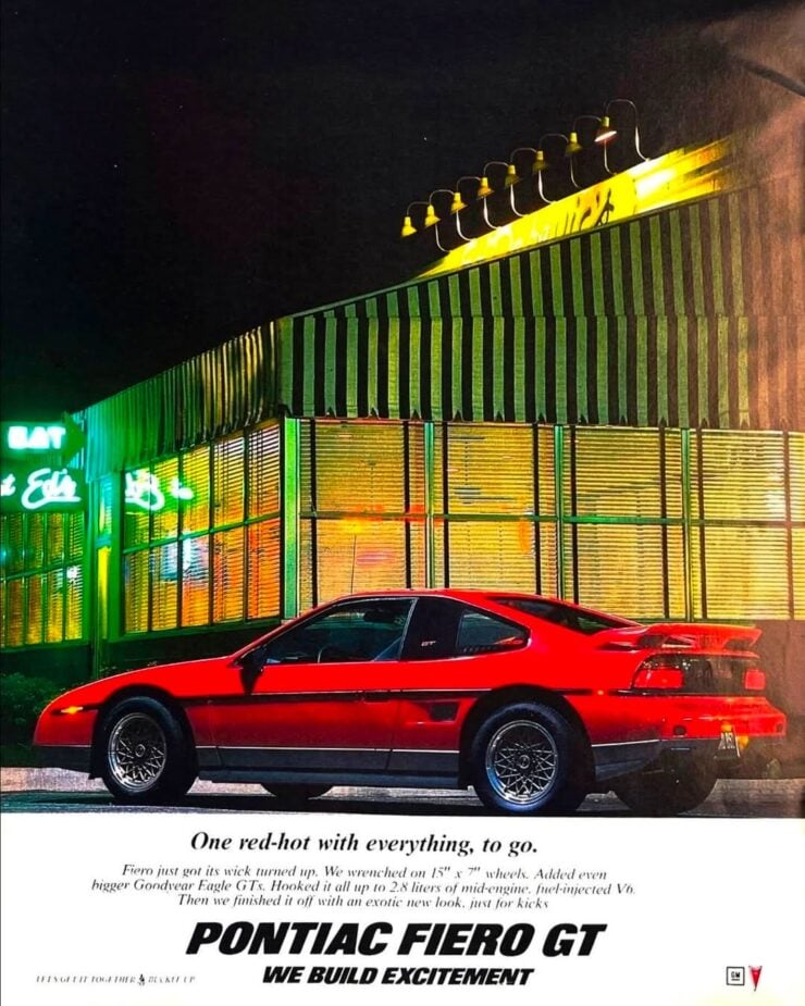 Pontiac Fiero Vintage Ad