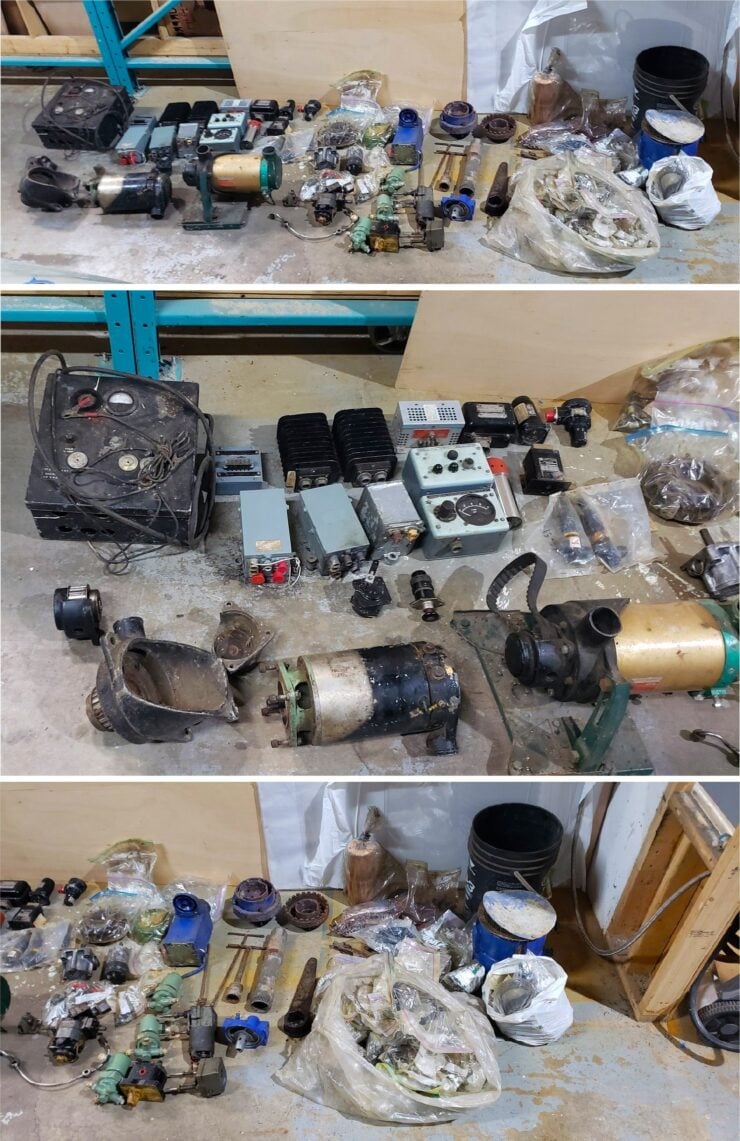 Rolls-Royce Gnome T58 Turbine Engine Collage Parts